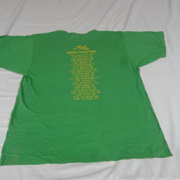 311 UNITY TOUR 2013 PALM TREES VW BUS - GREEN XL T-SHIRT L211 (SPOT C PICS) - Picture 6 of 10